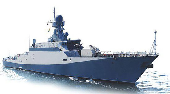 Новейший корабль «Ингушетия» провел артиллерийские стрельбы в Черном море в ходе госиспытаний