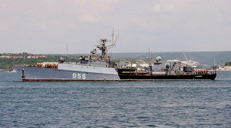 Экипаж корабля ЧФ «Касимов» провел в Черном море противолодочные учения