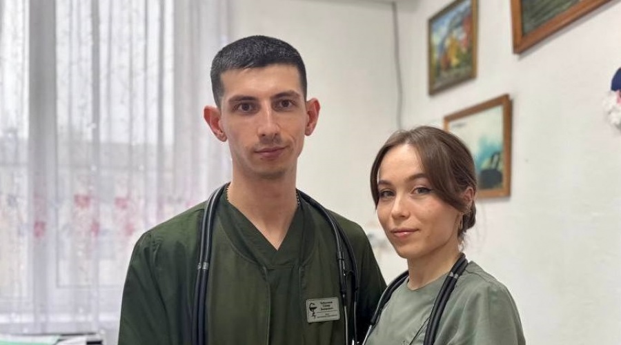 В Бахчисарае молодая семья врачей получила два миллиона рублей и стала участниками программы «Земский доктор»