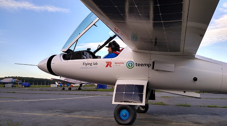 Конюхов летит в Крым на самолете с солнечными батареями