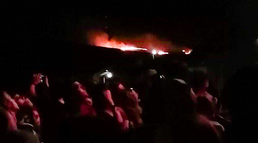 Фейерверк стал причиной пожара рядом с площадкой фестиваля «Таврида-Арт»