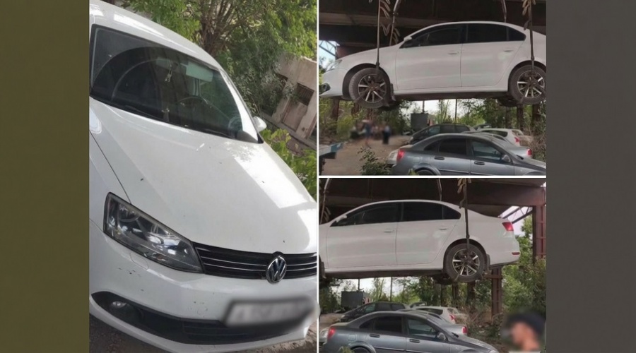 В Евпатории принудительная эвакуация «Фольксвагена» мгновенно излечила должника от амнезии