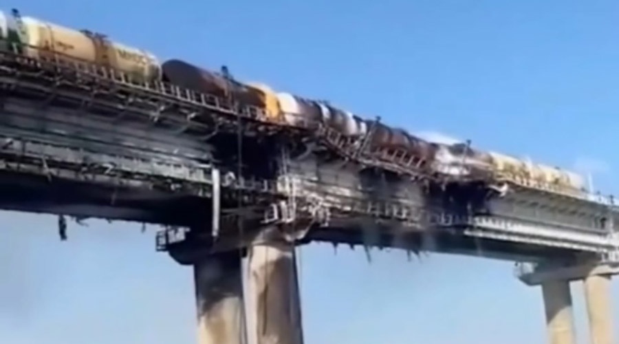 Два пролета железнодорожной части Крымского моста требуют замены после теракта