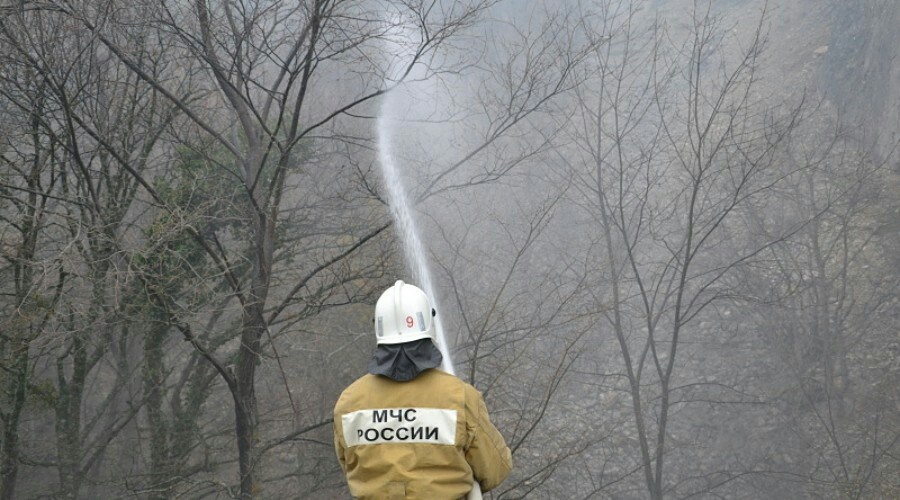 Спасатели локализовали пожар на Южном берегу Крыма