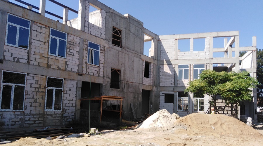 Работы по реконструкции здания Крымского художественного училища выполнены почти на 50%