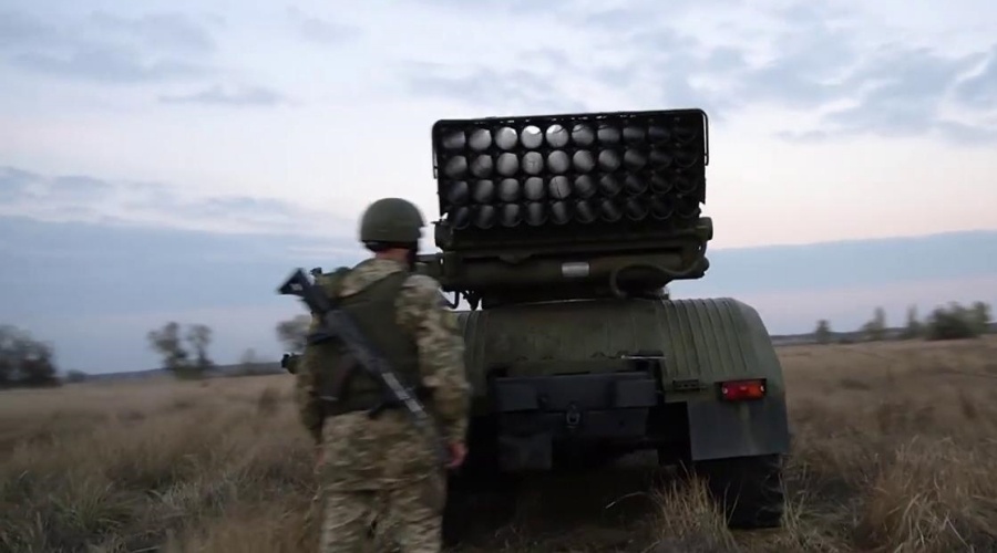 Украинские военные провели на границе с Крымом учения по обороне побережья