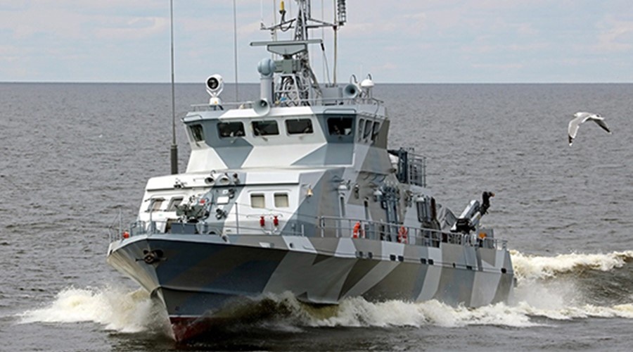 Третий катер «Грачонок» для охраны Керченского пролива спущен на воду