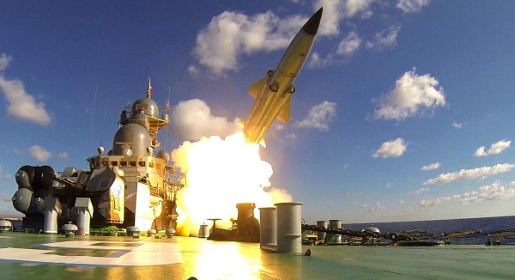 Корабли ЧФ уничтожили крылатыми ракетами отряд кораблей условного противника в Чёрном море