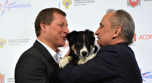 Аэропорт Симферополь получил в подарок щенка с аккаунтом в Instagram