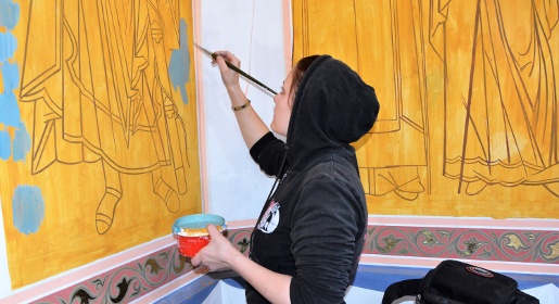 Иконописцы начали роспись прокурорской часовни в Симферополе