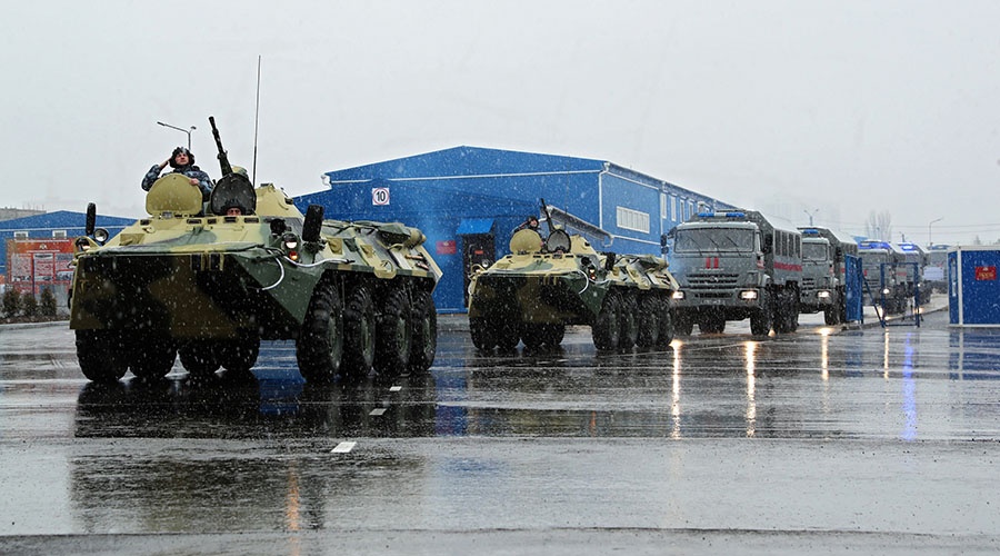 Крымский ОМОН «Беркут» получил новый стояночный комплекс для военной техники