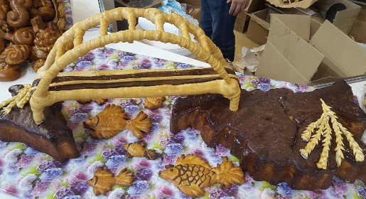 Крымские пекари для всероссийской выставки испекли копию арки моста через Керченский пролив