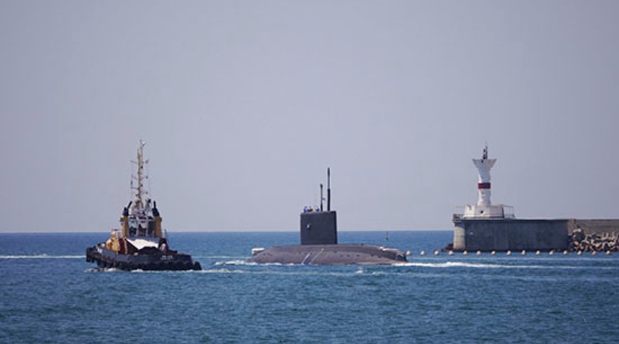 Подлодка ЧФ провела в Черном море учения по нанесению ракетного удара