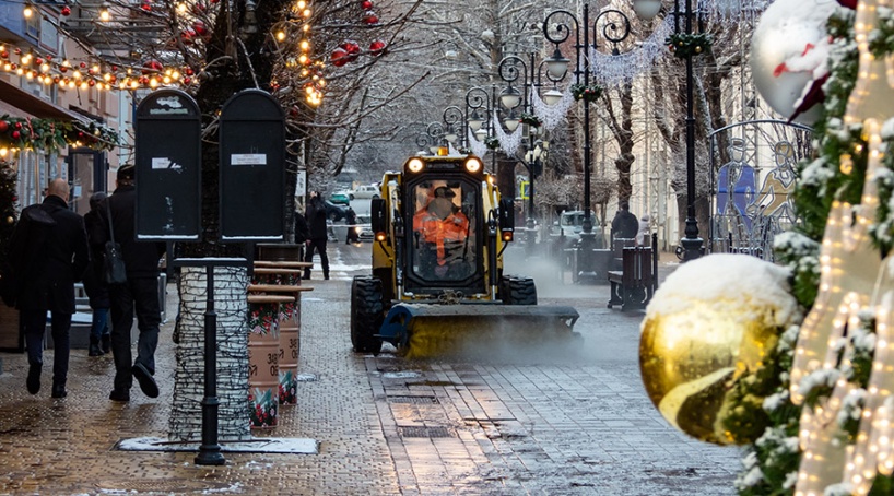 Снегопады пройдут в Крыму в течение дня 