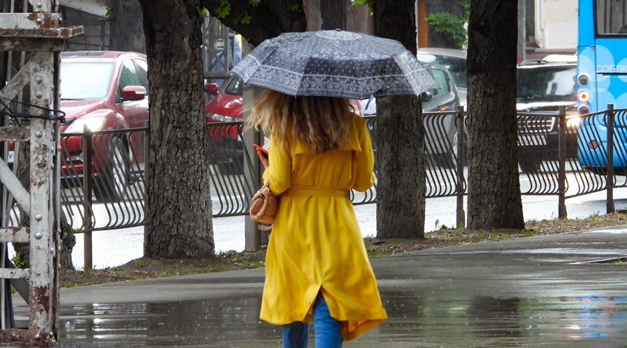 Дожди и сильный ветер ожидаются в Крыму до конца рабочей недели