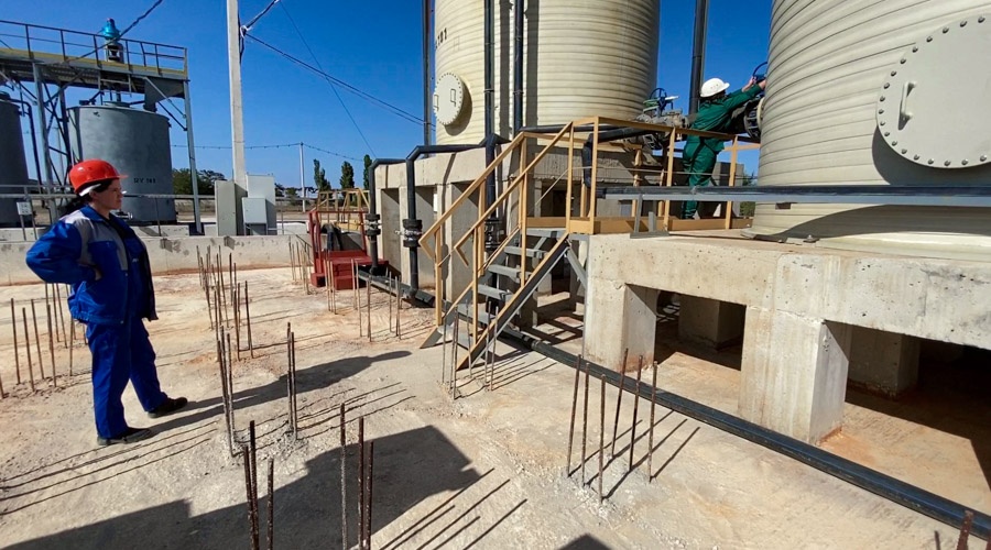 «Титановые инвестиции» запускают станцию нейтрализации кислых стоков на своем крымском заводе