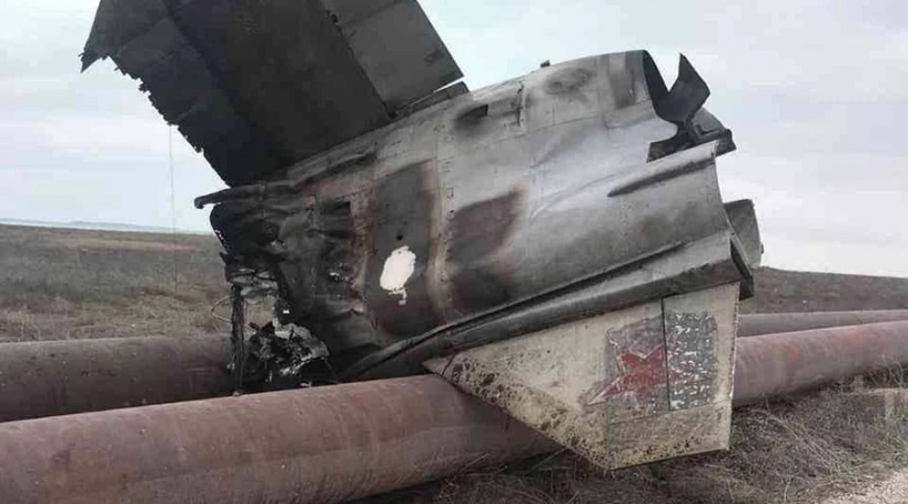 Запущенный с территории Украины беспилотник упал в Крыму