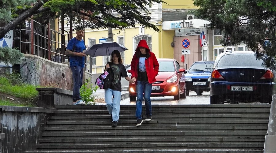 Сильные дожди ожидаются в Крыму в конце рабочей недели