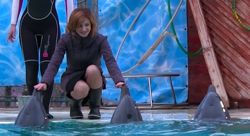 Поклонская рассказала, как дельфины спасли ее от депрессии (ФОТО, ВИДЕО)