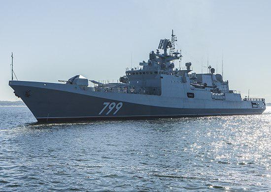Фрегат «Адмирал Макаров» вернулся в Севастополь после выполнения задач в Средиземном море