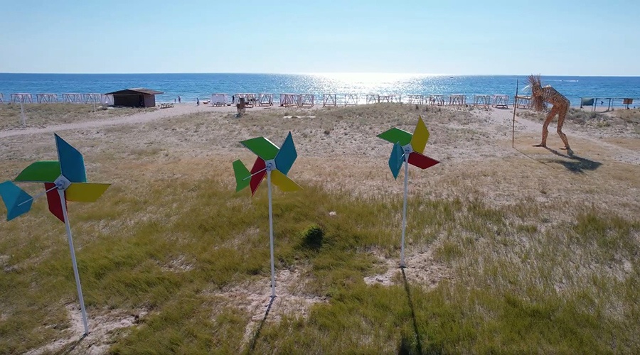 «Extreme Крым» строит новое арт-пространство на месте дикого пляжа на Тарханкуте