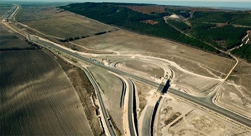 Компания «ВАД» завершает строительство транспортной развязки у Белогорска