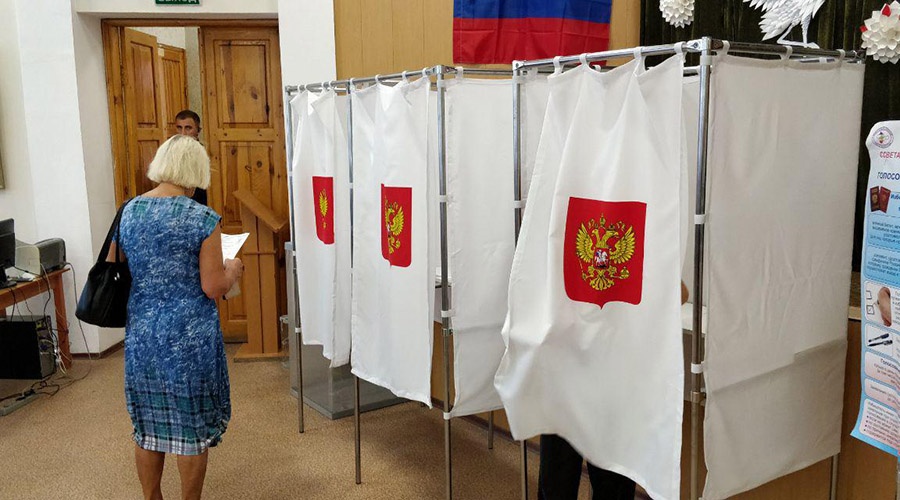 Явка на выборах парламента Крыма на 12.00 составила 14,43%