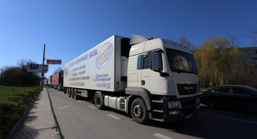 Ставрополье прислало Крыму 340 тонн продовольствия в качестве гуманитарной помощи