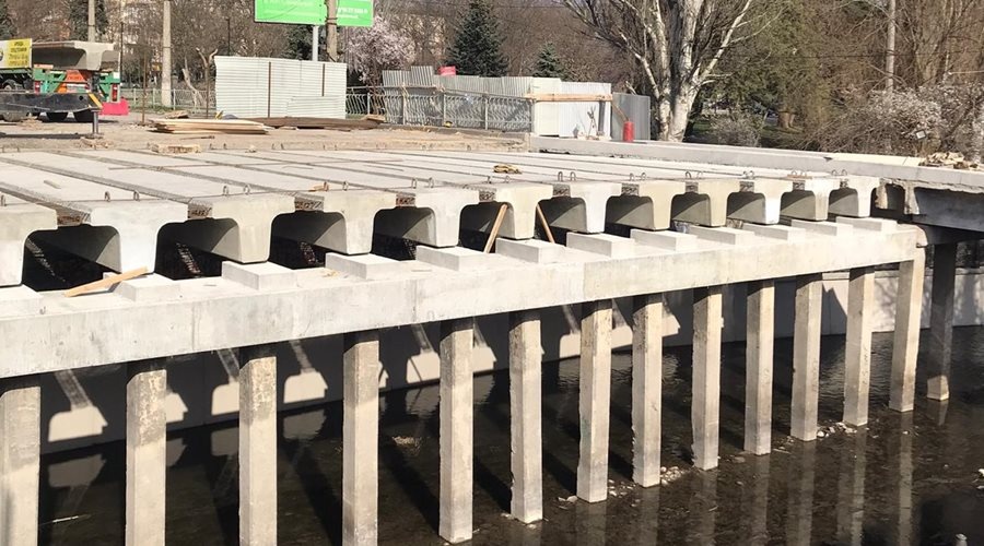 Режим ограничений не коснется работ по капремонту моста на ул. Гагарина в Симферополе