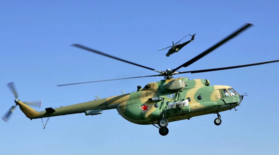 Дислоцированные в Крыму вертолеты ЮВО перевели на зимний режим эксплуатации