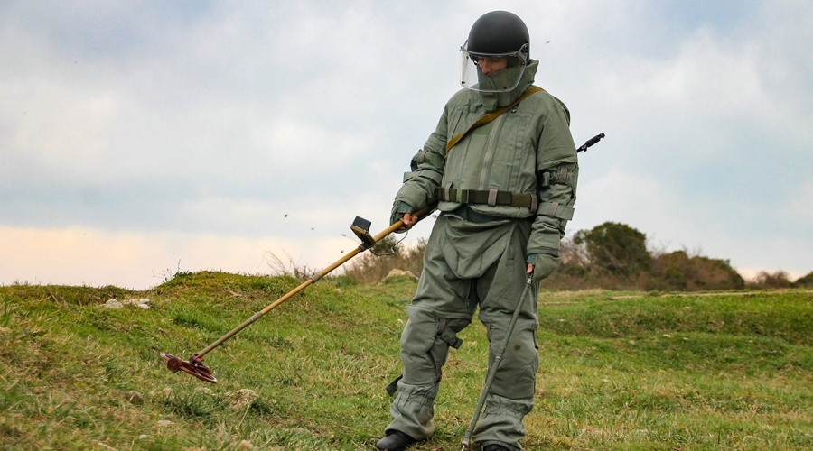 Военные инженеры ЮВО нашли гранаты времен войны во время учений в Крыму