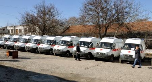 Крымский центр медицины катастроф получил десять новых машин «скорой помощи»
