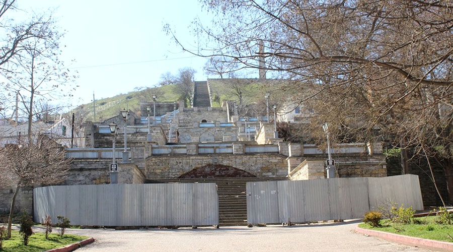 Митридатские лестницы в Керчи закрыли на реконструкцию