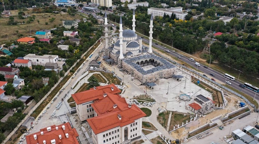 Готовность строящейся Соборной мечети в Симферополе выросла до 80%