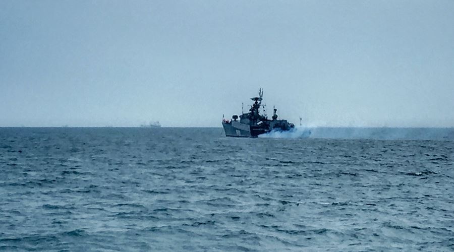 Учения пограничных кораблей и авиации ФСБ начались рядом с Керченским проливом