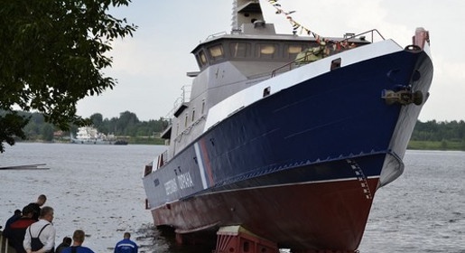 Ярославские судостроители построили новый сторожевой корабль для крымских пограничников