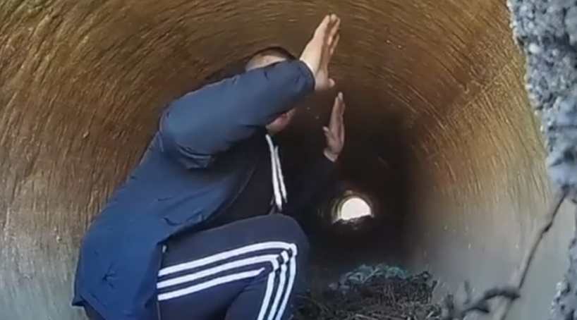 ФСБ в Крыму задержала наркосбытчика в водопропускной трубе