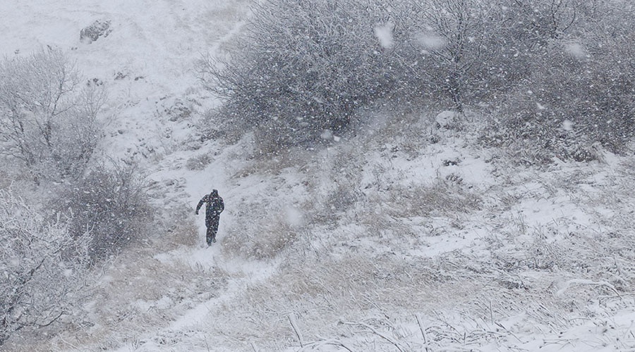 Ураганный ветер и сильный снегопад ожидается в Крыму к выходным
