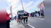 Крымский атлет протащил тягач с прицепом весом 16,8 тонны