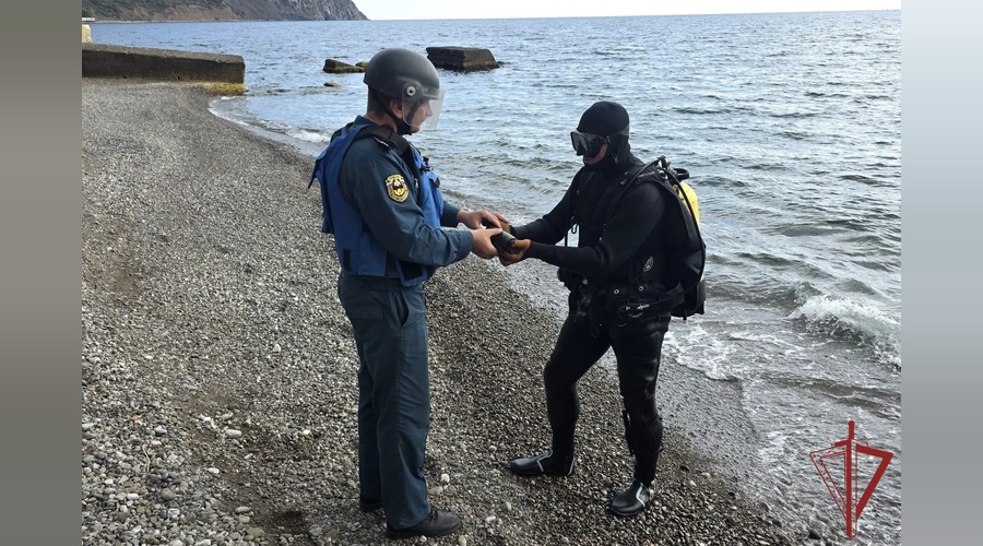 На дне Черного моря у Гурзуфа нашли артиллерийский снаряд