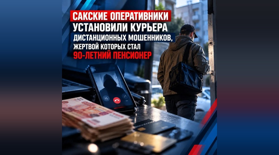 Подозреваемого в хищении 1,7 млн рублей у пенсионера задержали в Саках