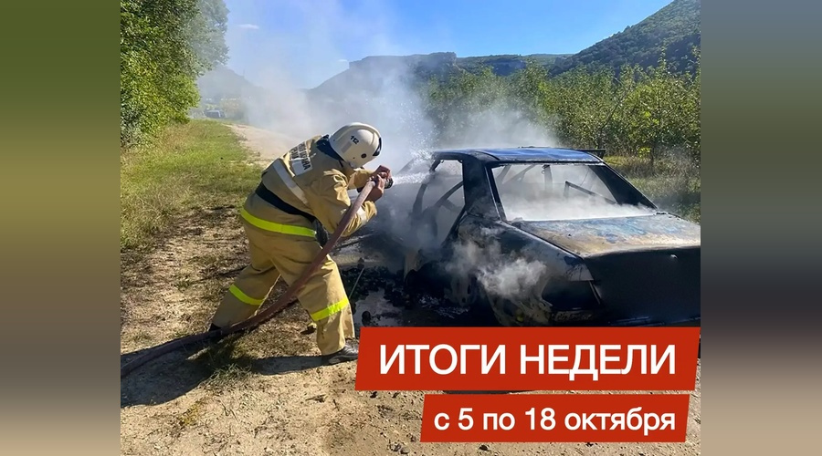 За неделю спасатели ликвидировали 39 пожаров в Крыму