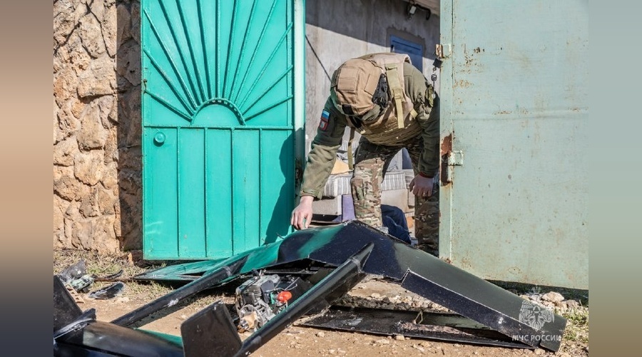 Специалисты ликвидировали упавший дрон на мысе Фиолент