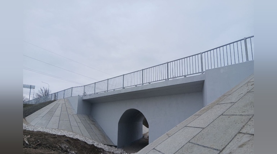 Мост на дороге Ударное - Красногорское капитально обновлен