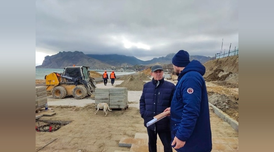 Юрий Гоцанюк потребовал ускорить реконструкцию набережной в Коктебеле