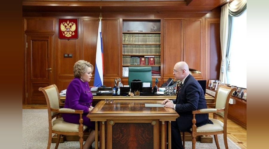 Михаил Развожаев и Валентина Матвиенко обсудили развитие Севастополя