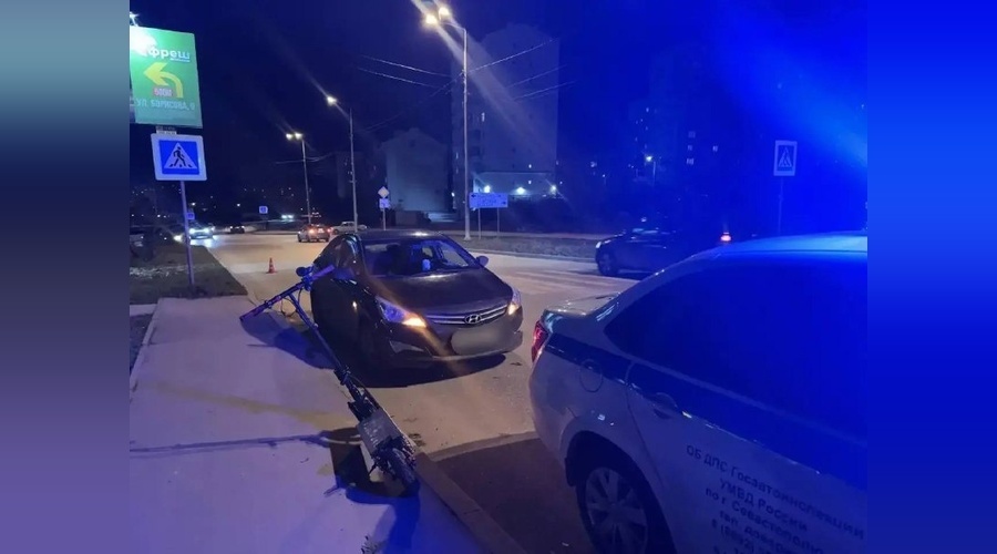 Водитель Hyundai сбила ребёнка на электросамокате в Севастополе