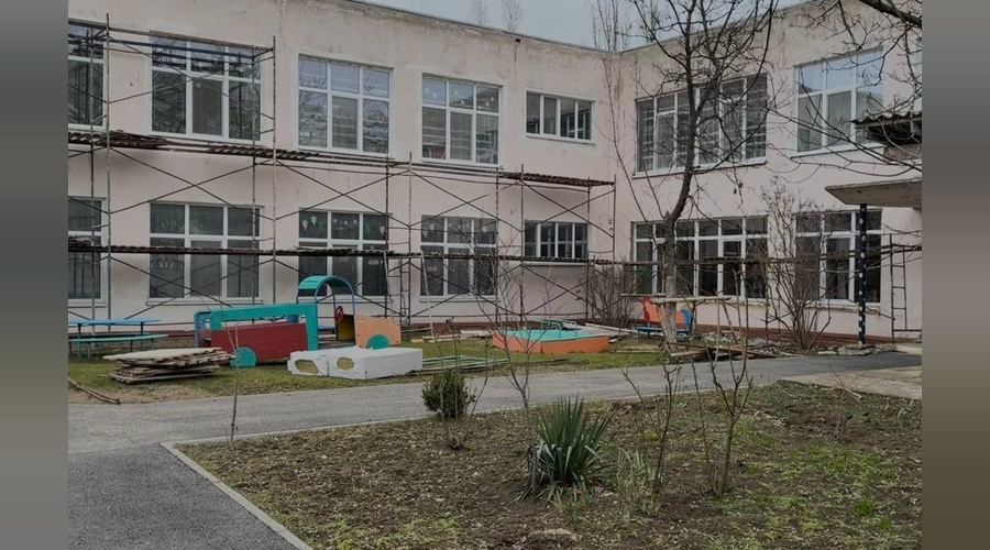 В детском саду «Хрусталик»  в Керчи завершают масштабный ремонт