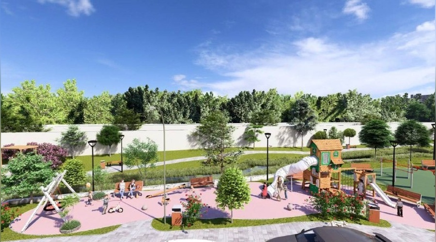 Более 25 тысяч квадратных метров благоустроят в одном из районов Симферополя