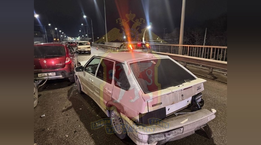 Серия аварий произошла на восточном обходе Симферополя